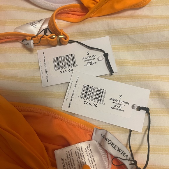 WeWoreWhat Bikini Set 82H Carrot - Picture 5 of 7